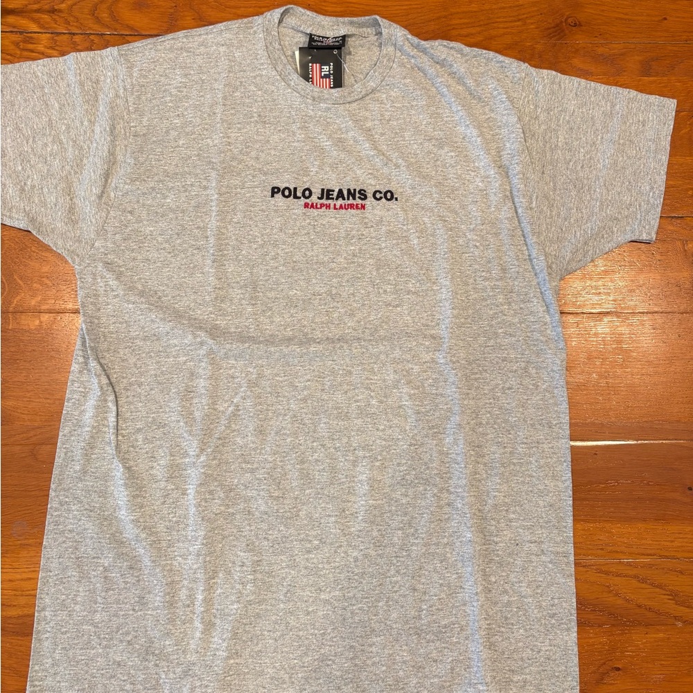 Brand New Ralph Lauren Polo Jeans Gray Men's Shirt